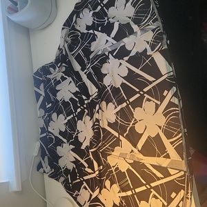 COPY - Black and white floral skirt